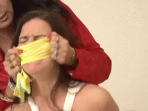 ginaraemichaels.com - Kobe PANTY GAGGED, naked in boots, furious ,and Gag talking! thumbnail
